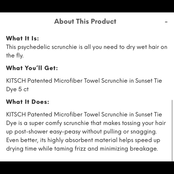 Kitsch Totally Cool Scrunchie Set - Picture 5 of 8